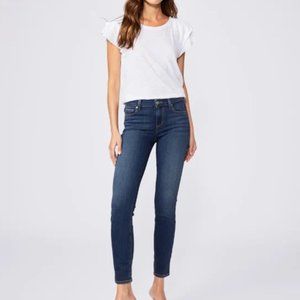 PAIGE Verdugo Crop Skinny Leg Denim | Women's Size 25 | Medium Wash